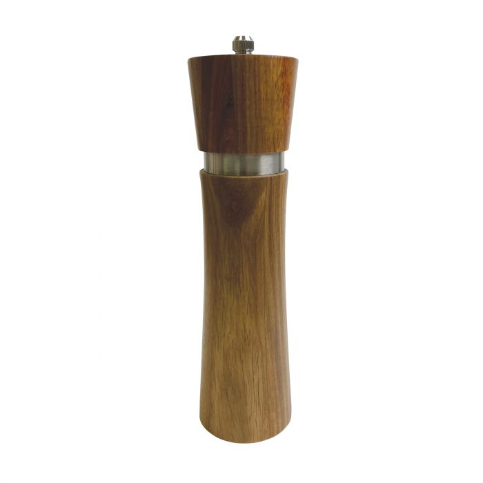 8"H Acacia Wood Pepper Mill