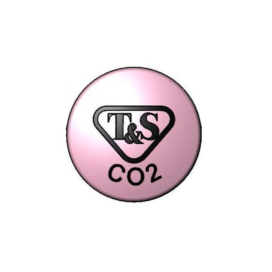T&S Brass 209L-CO2-NS Press-In Index - Carbon Dioxide