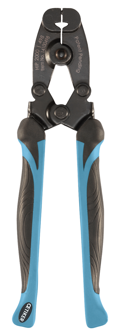 Side-Jaw Oetiker Compound Action Pincer - Ergonomic Hand Tool for Tight-Space Ear Clamps
