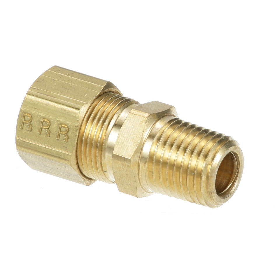 1/4 in X 7/16 in Brass Male Connector