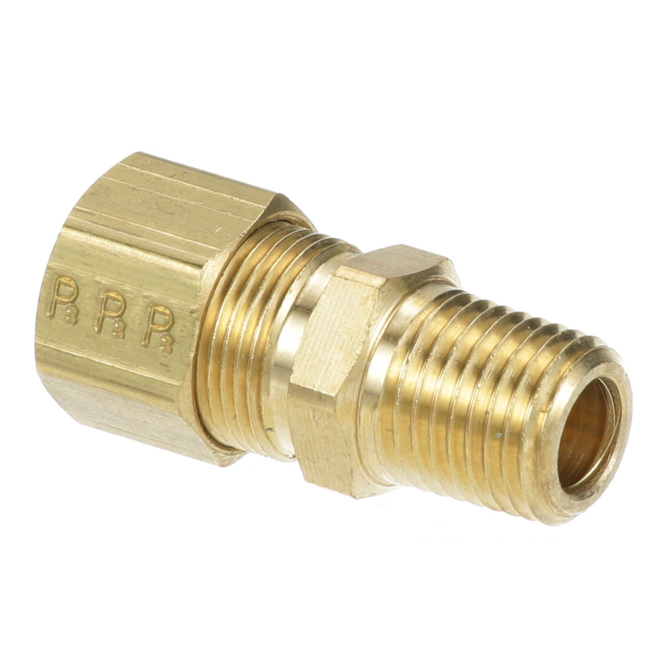 1/4 in X 7/16 in Brass Male Connector