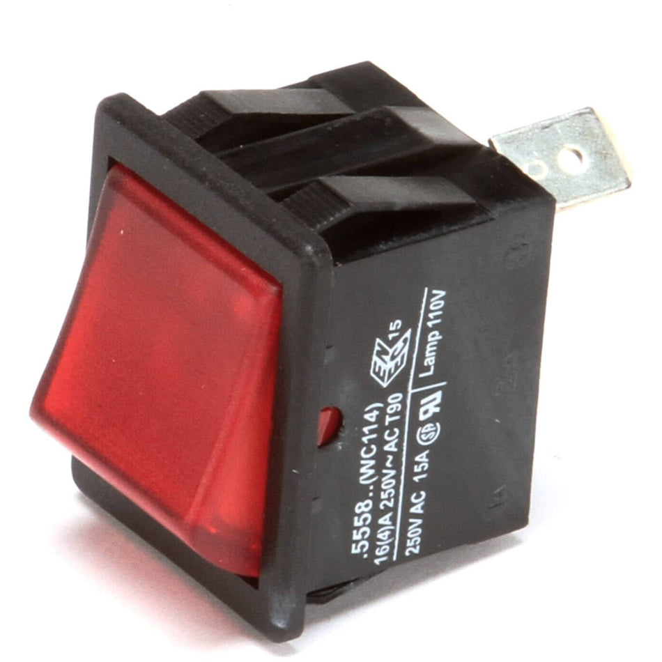 Curtis SPST Red On/Off Switch - WC-114R
