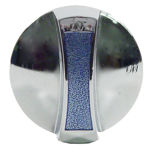 2 3/8 in Chrome Burner Valve Knob for Imperial – view 2