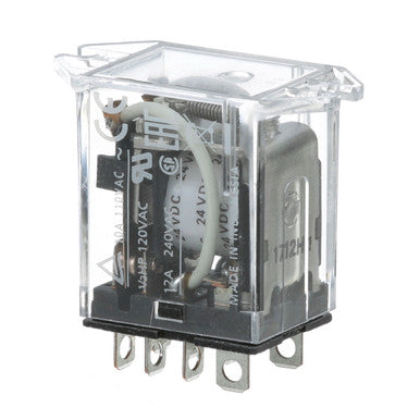 DPDT 24 Volt DC Cube Relay Replaces Pitco PP11068