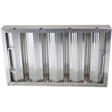 16 in x 20 in Galvanized Steel Baffle Grease Filter RUN-OFF