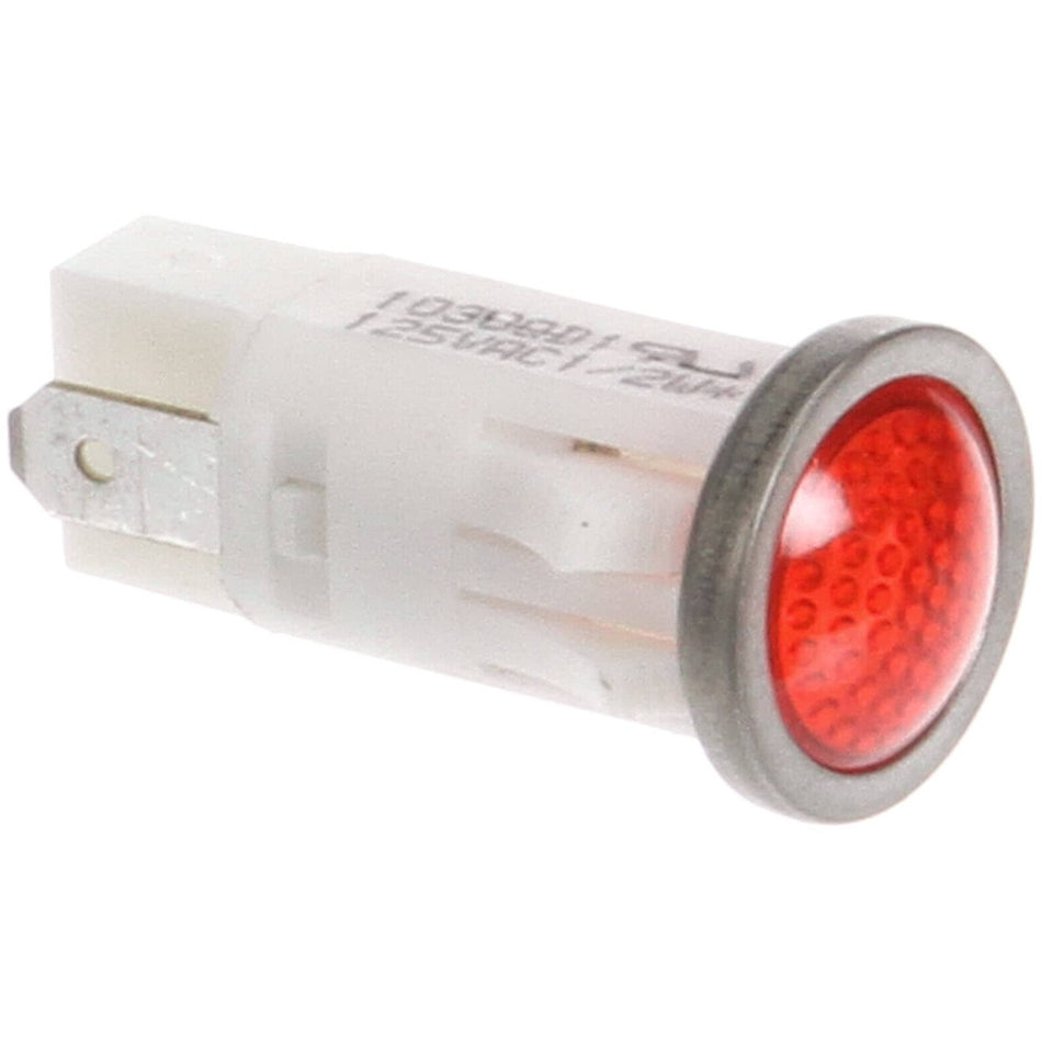 125V Round Red Indicator Light for CROWN STEAM, Groen, Vulcan Hart – view 2