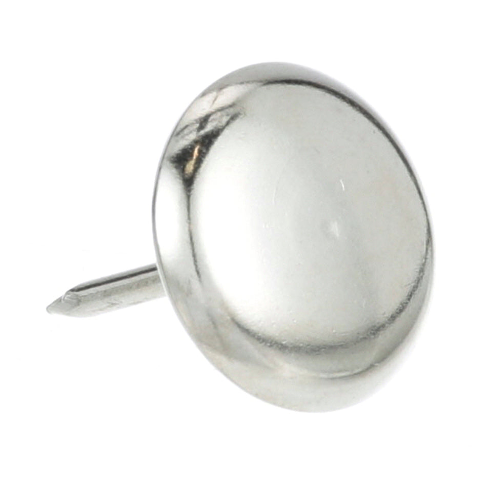 Wooden Furniture Nail-On Glide 3/4 in nickel-plated base Caster – view 2