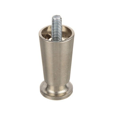 2 1/2 in Metal Leg w/ 3/8 in Stud