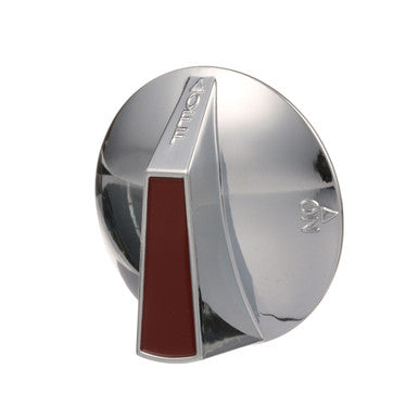 Chrome Burner Valve Knob OFF/ON