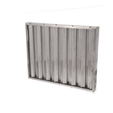 20 in x 25 in Stainless Steel Baffle Grease Filter RUN-OFF