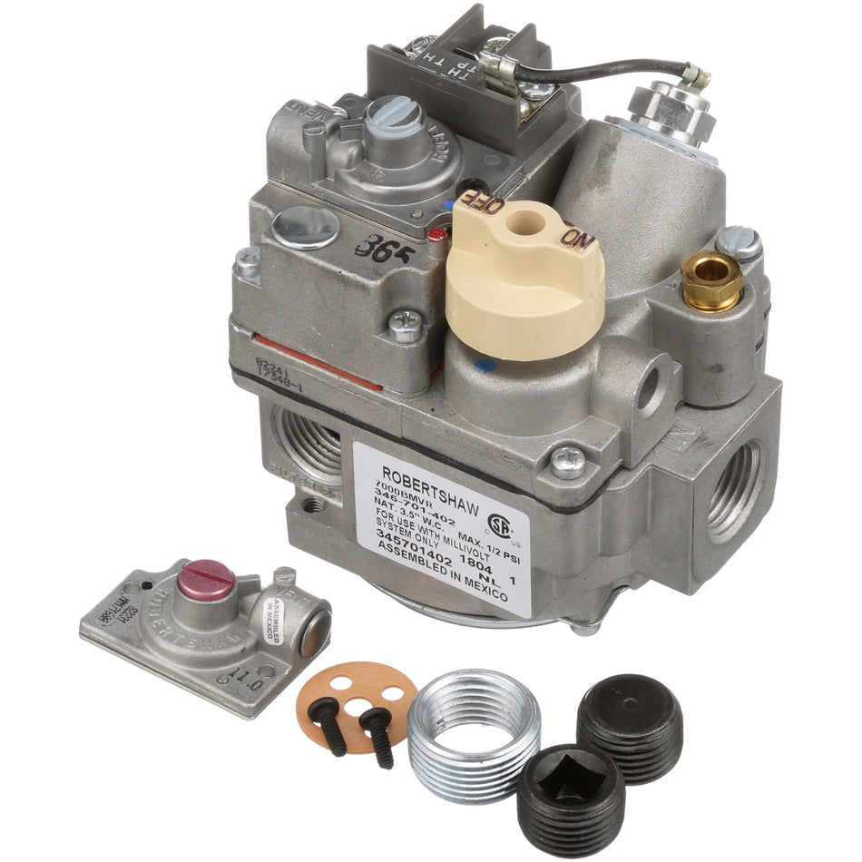 1/2 in Millivolt LP Gas Gas Combination Safety Valve for Vulcan Hart, Bakers Pride, Southbend – view 2