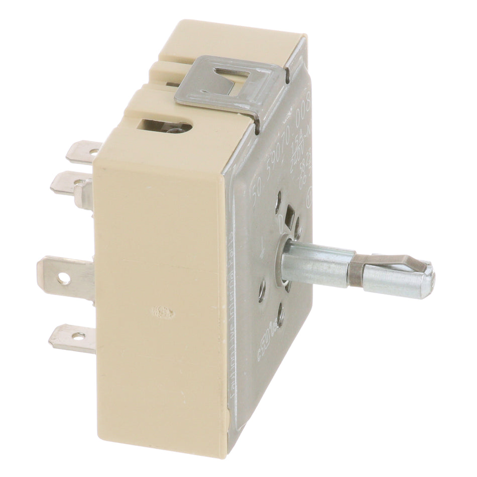 240V 6 Terminal Infinite Switch for APW, Star Mfg, Bakers Pride – view 2