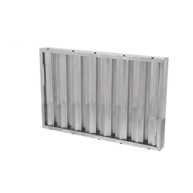 16 in x 25 in Stainless Steel Baffle Grease Filter RUN-OFF