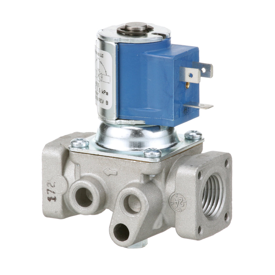 120V 1/2 in Natural/LP Gas Dual Gas Solenoid Valve for Lincoln, Blodgett, Lang – view 2
