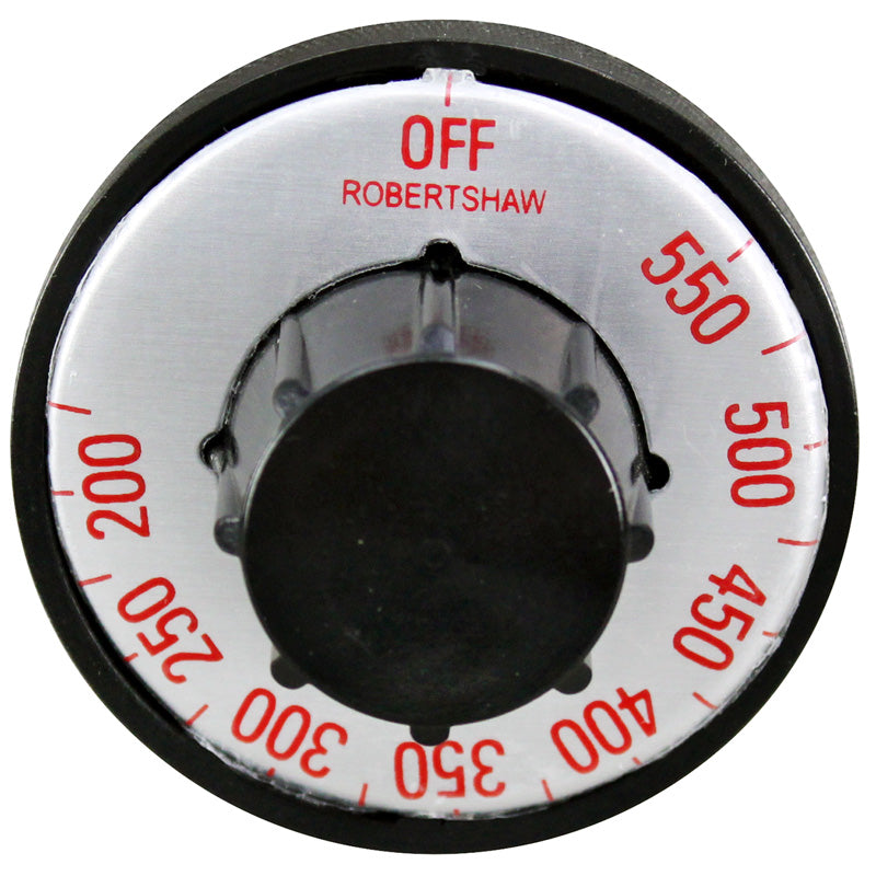 200° - 550° Black Thermostat Dial for APW – view 2