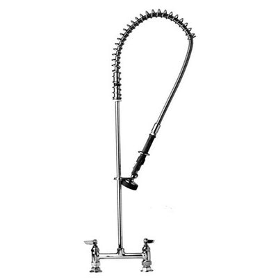 T&S Brass Deck Mount EasyInstall Spring Action Pre-Rinse (B-0123-A06-08C, B-0123-A06-B08) - B-0123