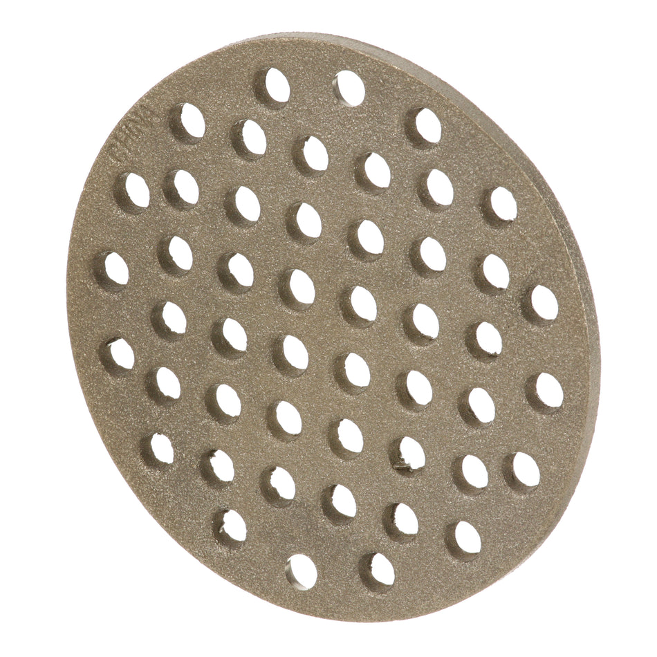 4 5/8 in Round Brass Floor Drain Strainer