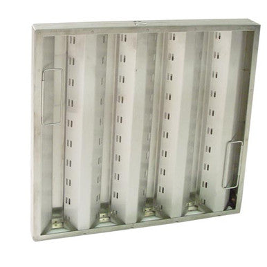 16 in x 16 in Hinged Stainless Steel Hood Filter