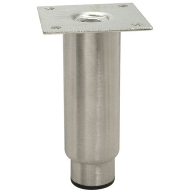 3 1/2 in x 3 1/2 in Stainless Steel Plate Mount Leg w/ 6 in Leg
