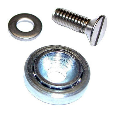 1/4 in x 7/8 in Threaded Flat Roller