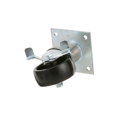 Swivel Plate Caster w/ 3 in Wheel & Brake Replaces Pitco PP10809
