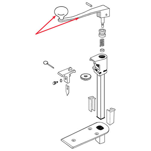 Edlund A923 Handle/Knob Assembly