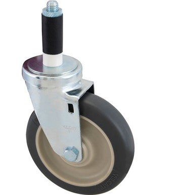 5 in Gray Standard-Duty Stem Caster