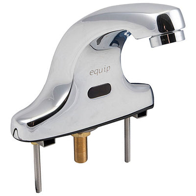 T&S Brass 5EF-2D-DS 4 in Deck Mount Equip Hands Free Restroom Faucet w/ 5 in Spout