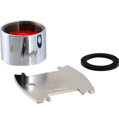 T&S Brass Vandal Resistant Aerator 55/64-27 female thread (5EF-1D-DG, 5EF-1D-WG) - B-0199-06