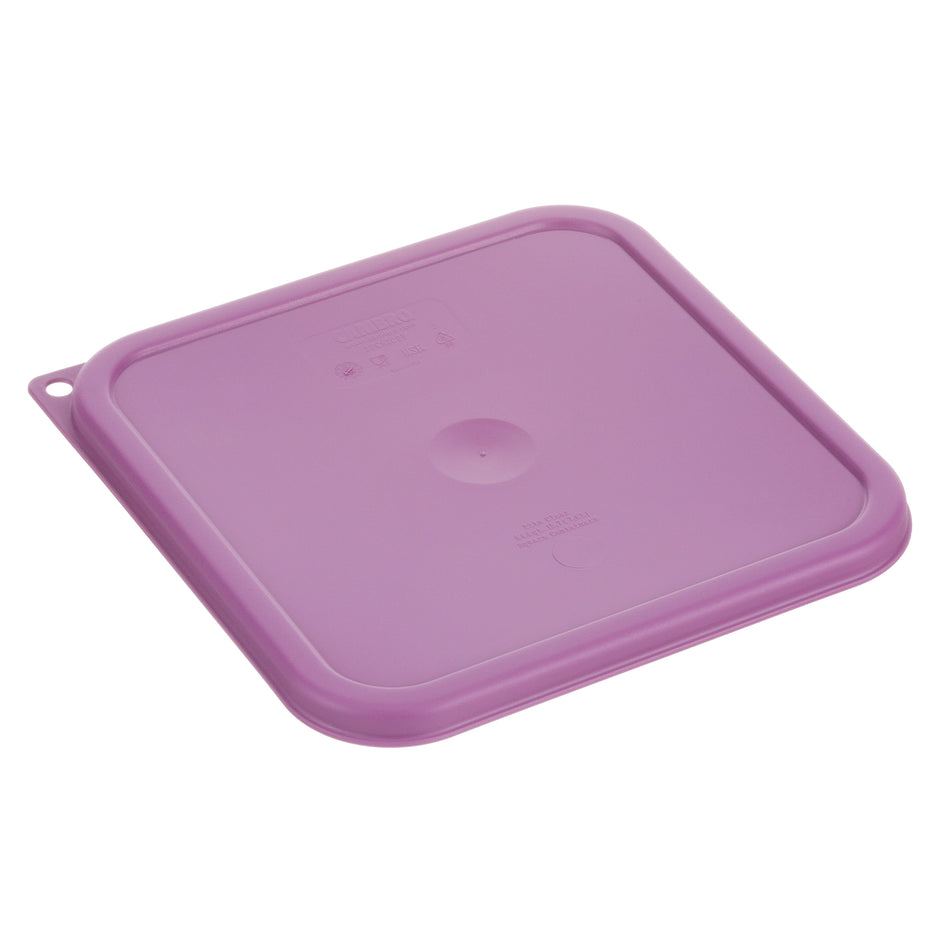 Cambro SFC6SCPP441 6 to 8 qt Allergen Free Purple CamSquare® Cover