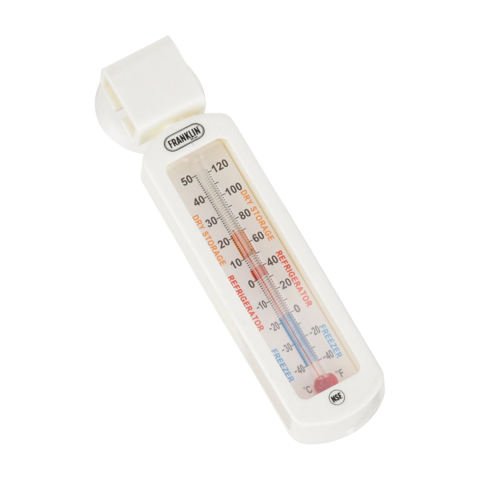 40 - 120 F Refrigerator/Freezer Thermometer Polycarbonate