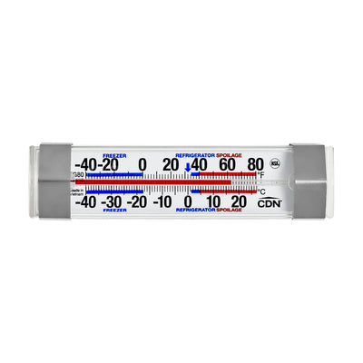 CDN 40 - 80 F Refrigerator/Freezer Thermometer Polycarbonate - FG80