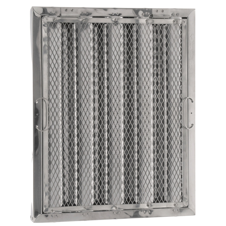 20 in x 16 in Handled Stainless Steel Baffle Grease Filter – view 2