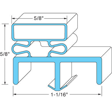 32 3/4 in x 79 in Door Gasket 32-1
