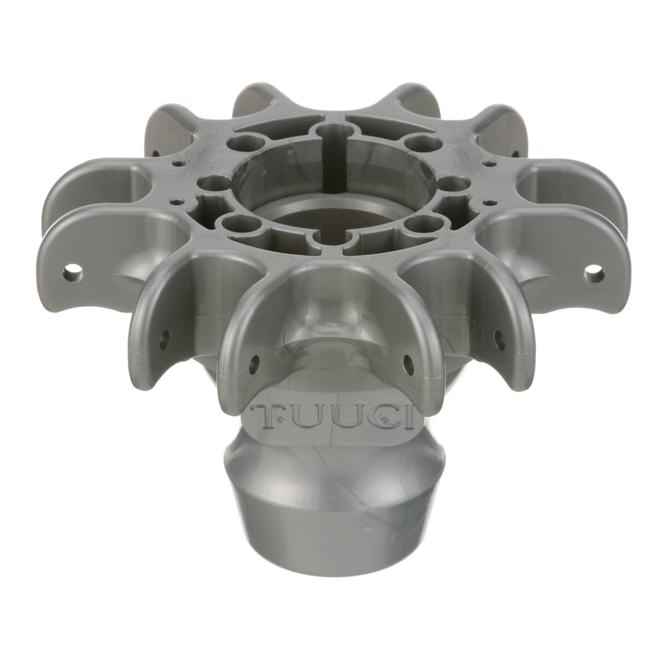 Tuuci K101001-6-SIL-1M Bottom Hub Silver Polymer-6 Position