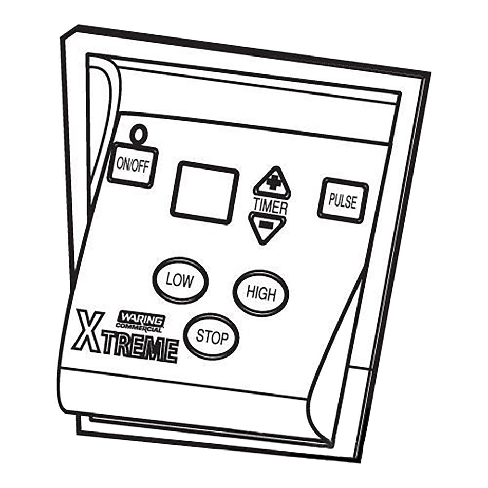 Waring 36398 Control Panel