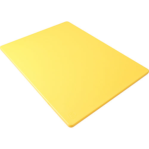 Winco 15 in x 20 in x 1/2 in Yellow Cutting Board 15x20in, Plastic - CBYL-1520