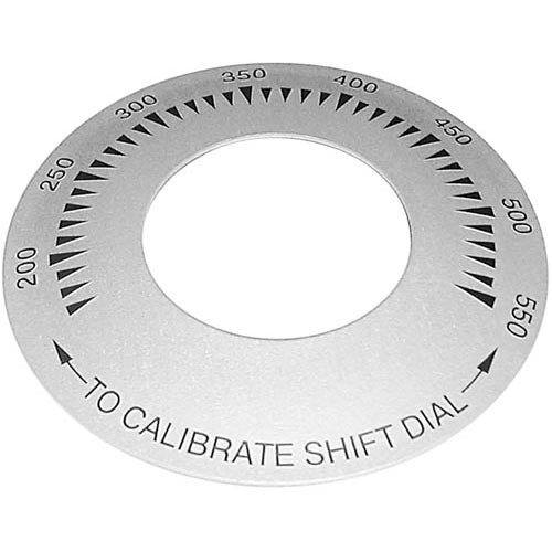 200° - 550° F Dial Plate for Keating – view 2