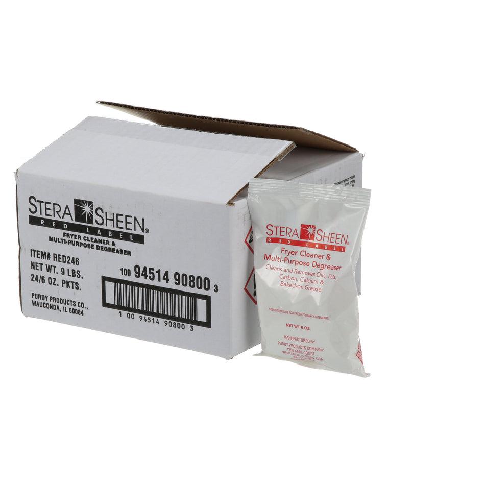 Stera-Sheen Red Label Fryer and Filter Cleaner