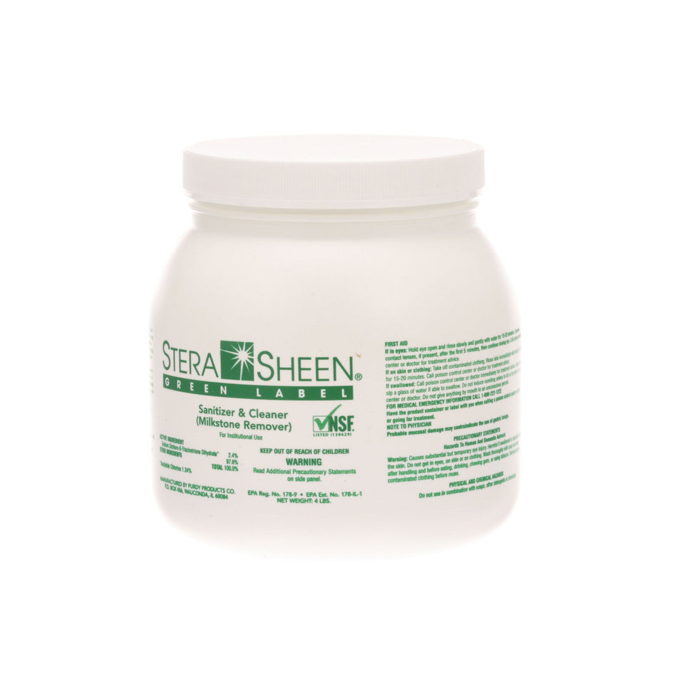 Stera-Sheen Sanitizer & Cleaner (4 lbs)
