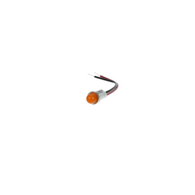 250V Amber Signal Light W/ 10 in Leads