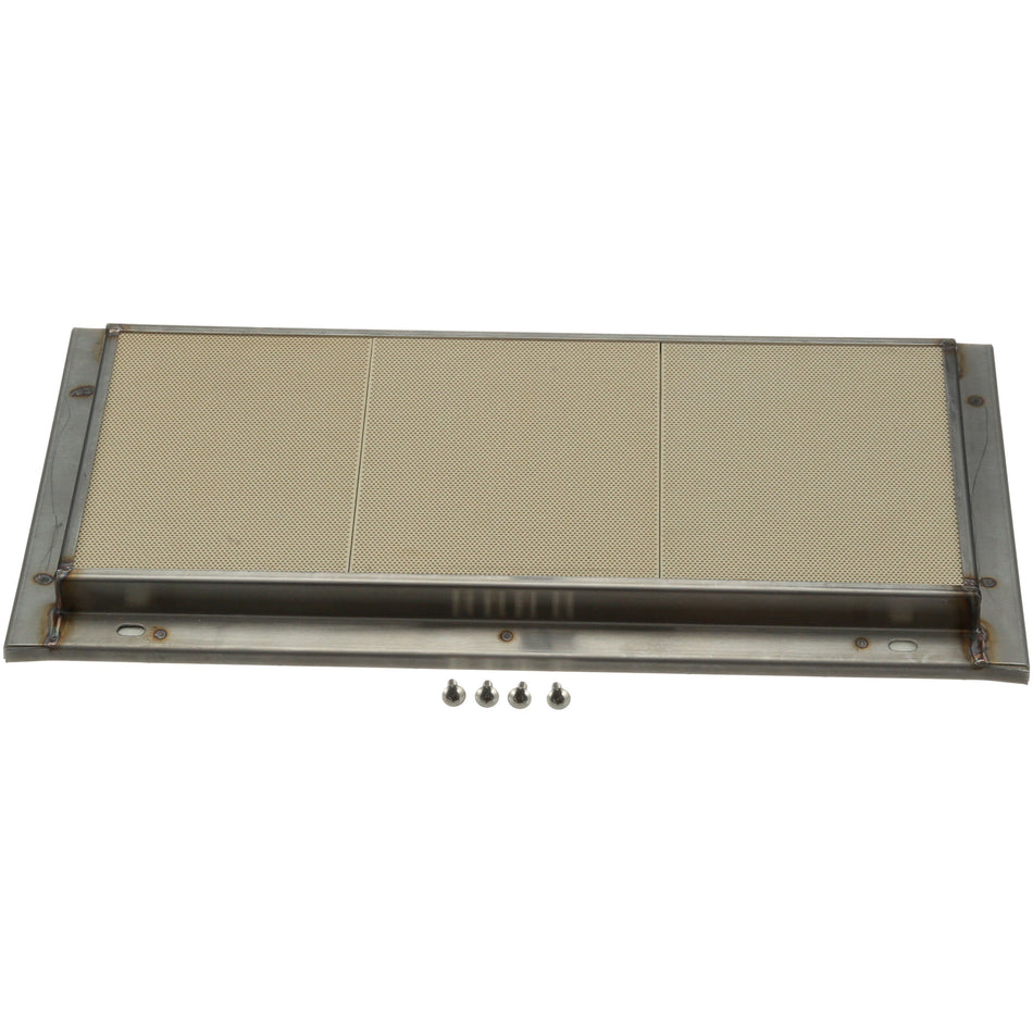 18 1/8 in x 9 1/4 in Ceramic Burner Top for Vulcan Hart, Wittco, TEC – view 2