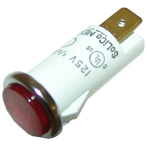 125V Round Red Signal Light for Star Mfg – view 2