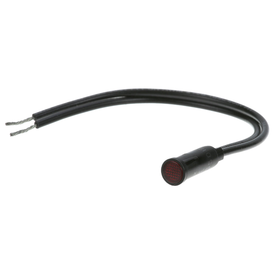 120V Red Signal Light with Wire Leads for Intermetro – view 2