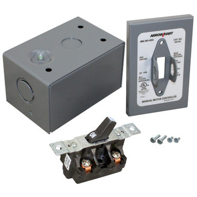 DPST On/Off 4 Tab Toggle Switch w/Enclosure