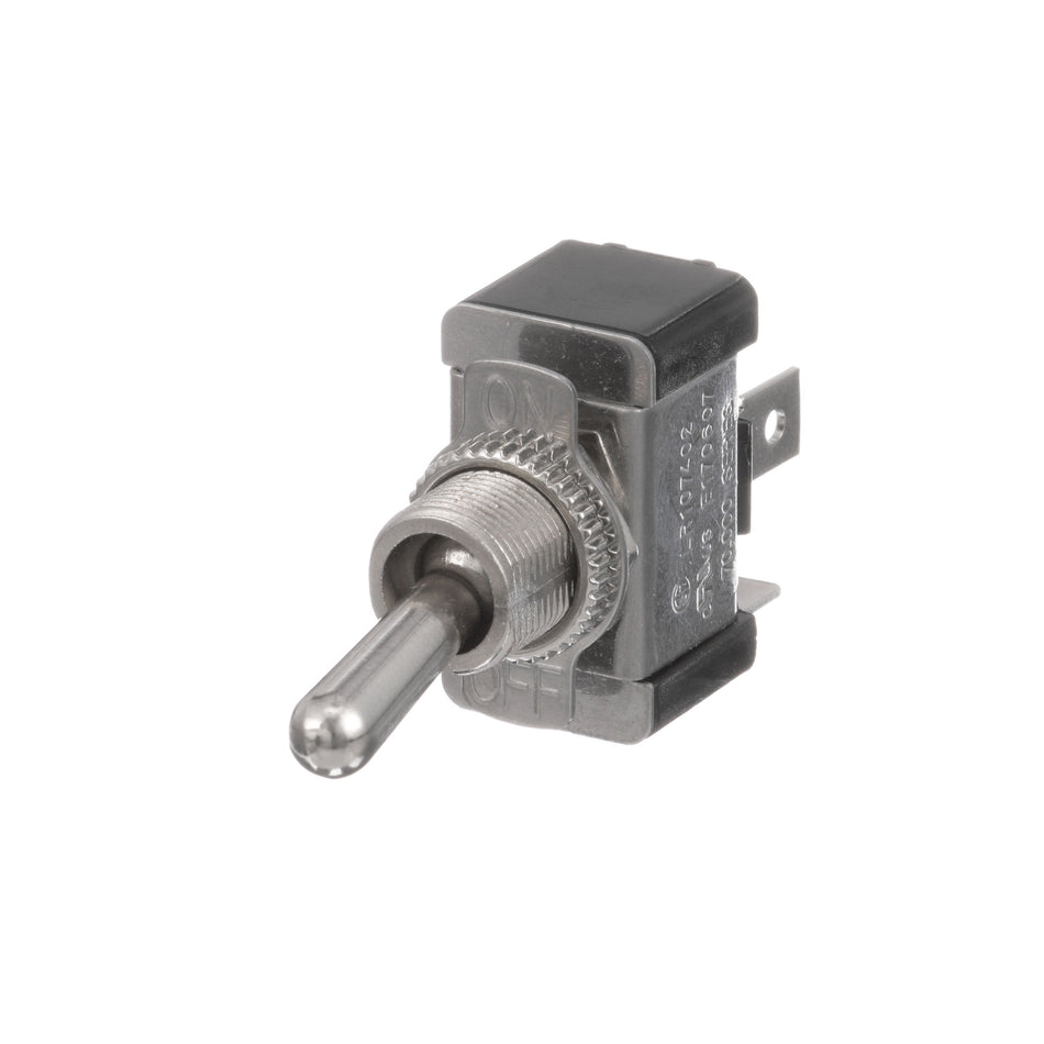 SPST On/Off 2 Tab Toggle Switch 125V, Silver for Scotsman, Cleveland - Replaces Scotsman 12-0426-01