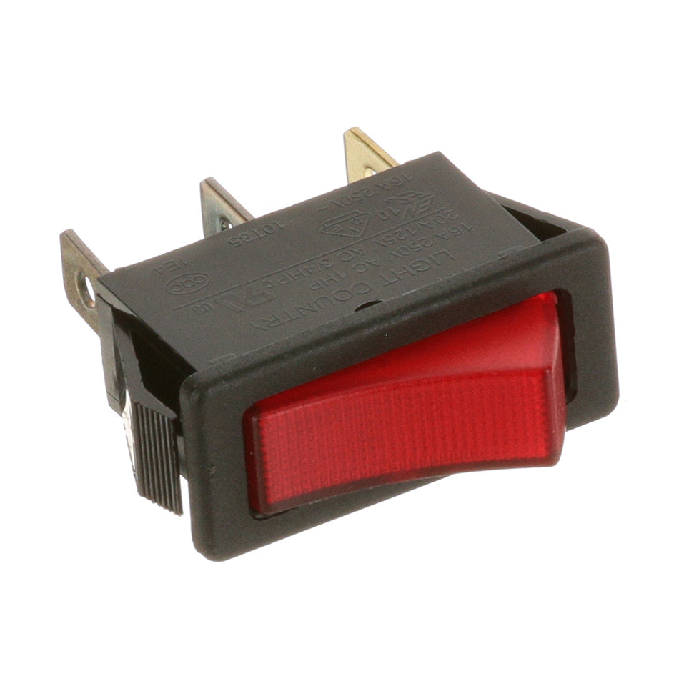 SPST On/Off 3 Tab Lighted Rocker Switch for Cecilware – view 2