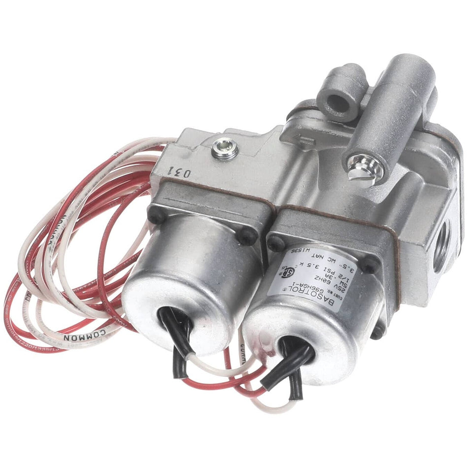 1/2 in 25V Natural Gas Dual Solenoid Valve for Blodgett, Groen – view 2
