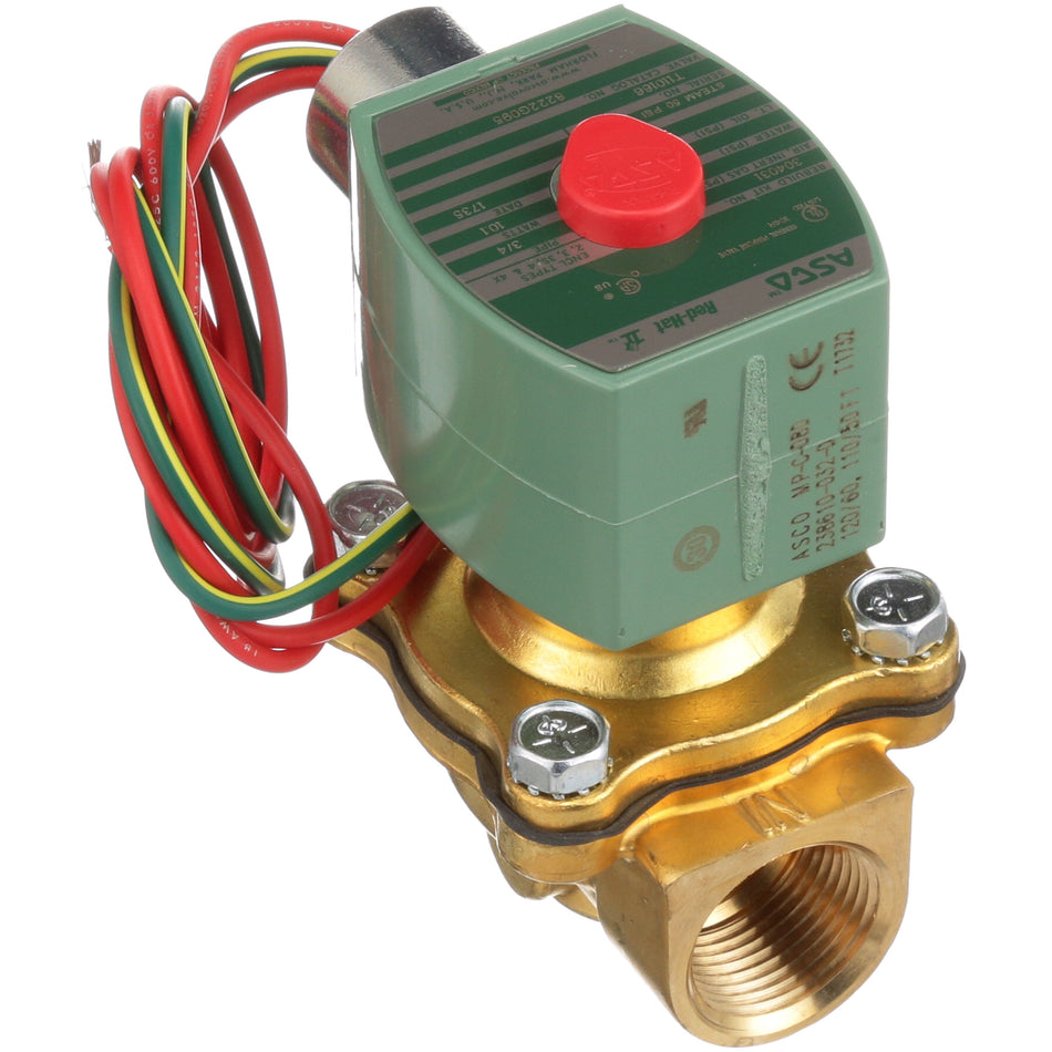 120V 3/4 x 3/4 Steam Solenoid Valve Kit for Cleveland – view 2