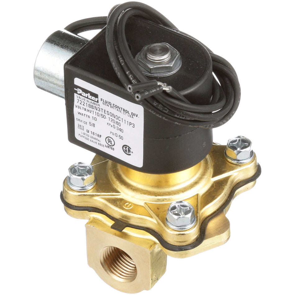 120V Steam Solenoid Valve for Market Forge – view 2